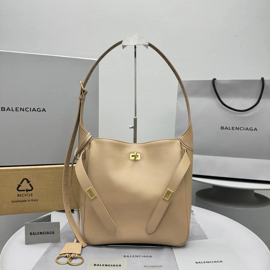 BEL AIR Mini Hobo Bag in Mocha Brown