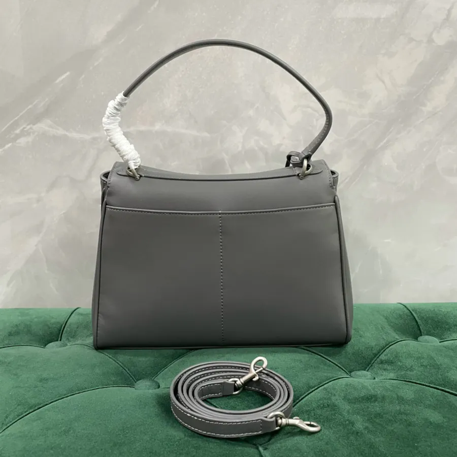 Baleciaga Redeo Mini Bag in Deep Gray