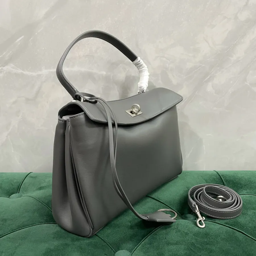 Baleciaga Redeo Mini Bag in Deep Gray
