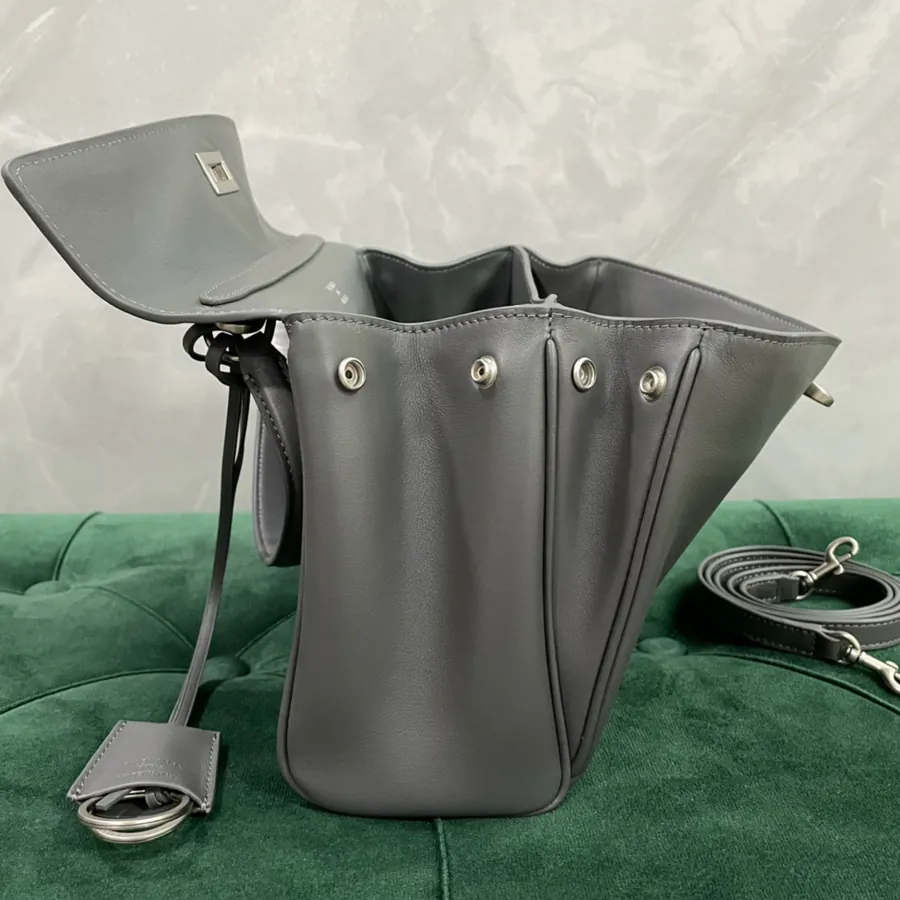 Baleciaga Redeo Mini Bag in Deep Gray