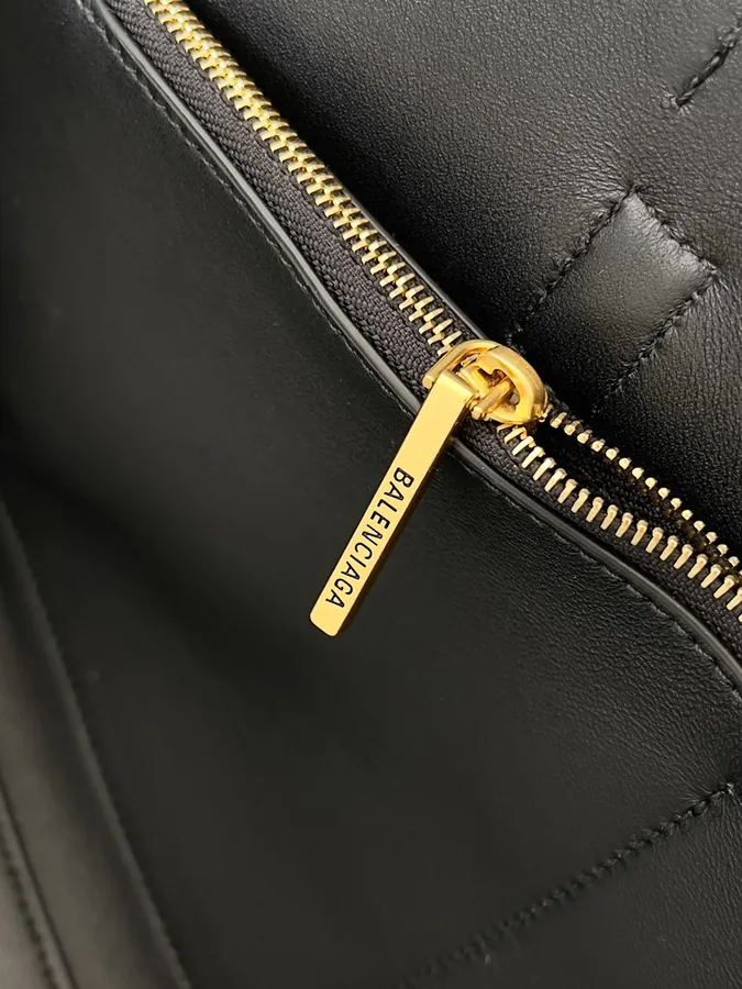 Balestra Bel Air Minimalist Square Lock Tote