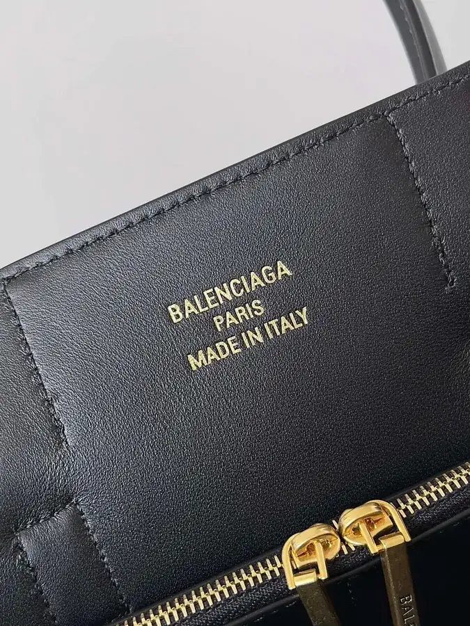 Balestra Bel Air Minimalist Square Lock Tote