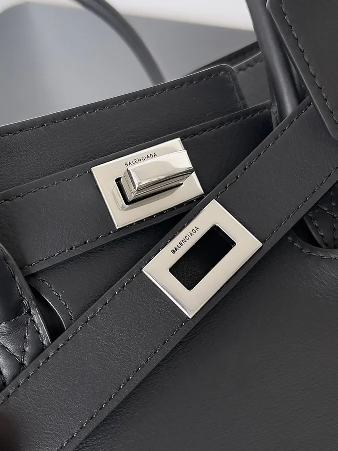 Baleenca Bel Air Large Bucket Bag with Square Lock Detail
