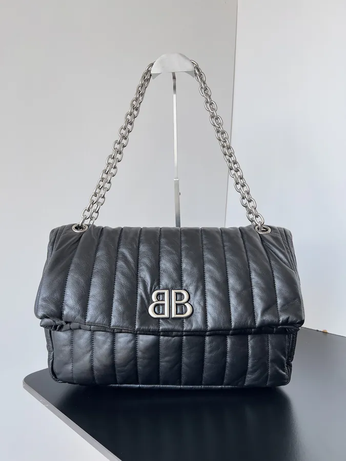 Balenciaga Monaco Quilted Bucket Bag