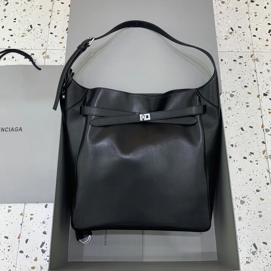 Baleenca Bal Air Hobo Large Black Silver Buckle
