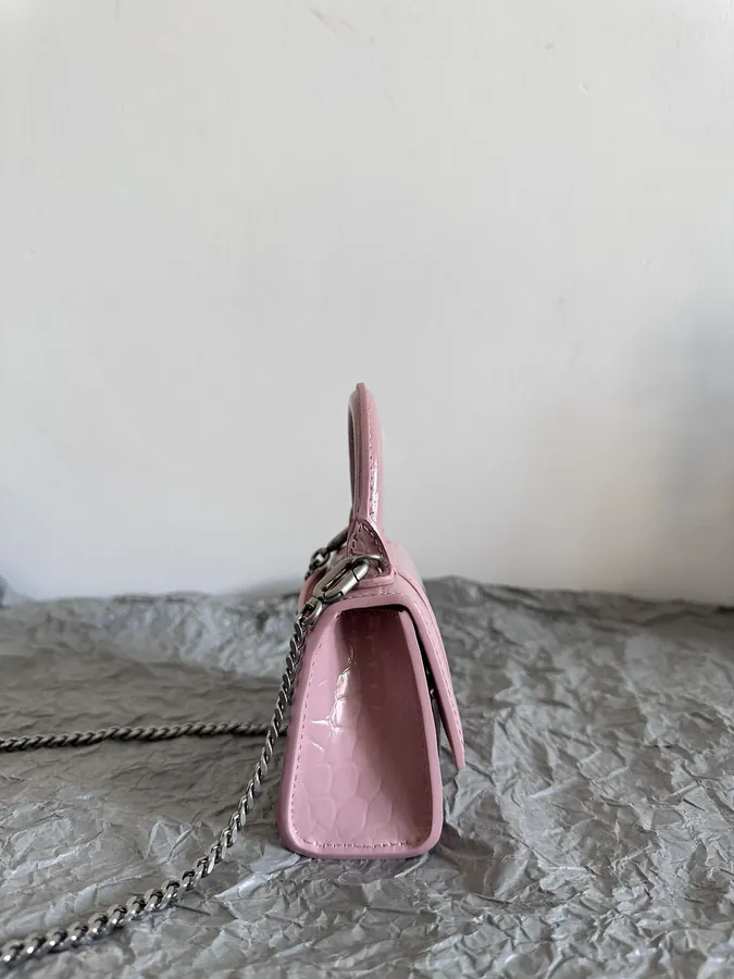 Baleenca* Sand Timer Bag | Mini Crocodile Pattern Lip Bag