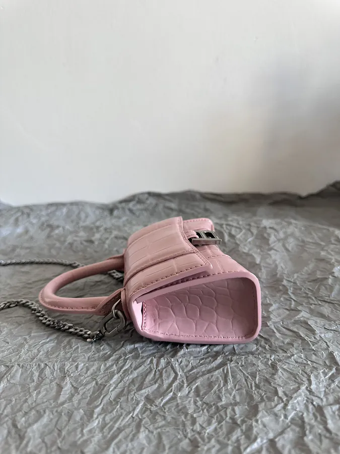 Baleenca* Sand Timer Bag | Mini Crocodile Pattern Lip Bag