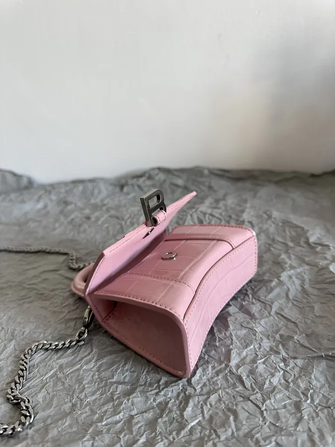 Baleenca* Sand Timer Bag | Mini Crocodile Pattern Lip Bag