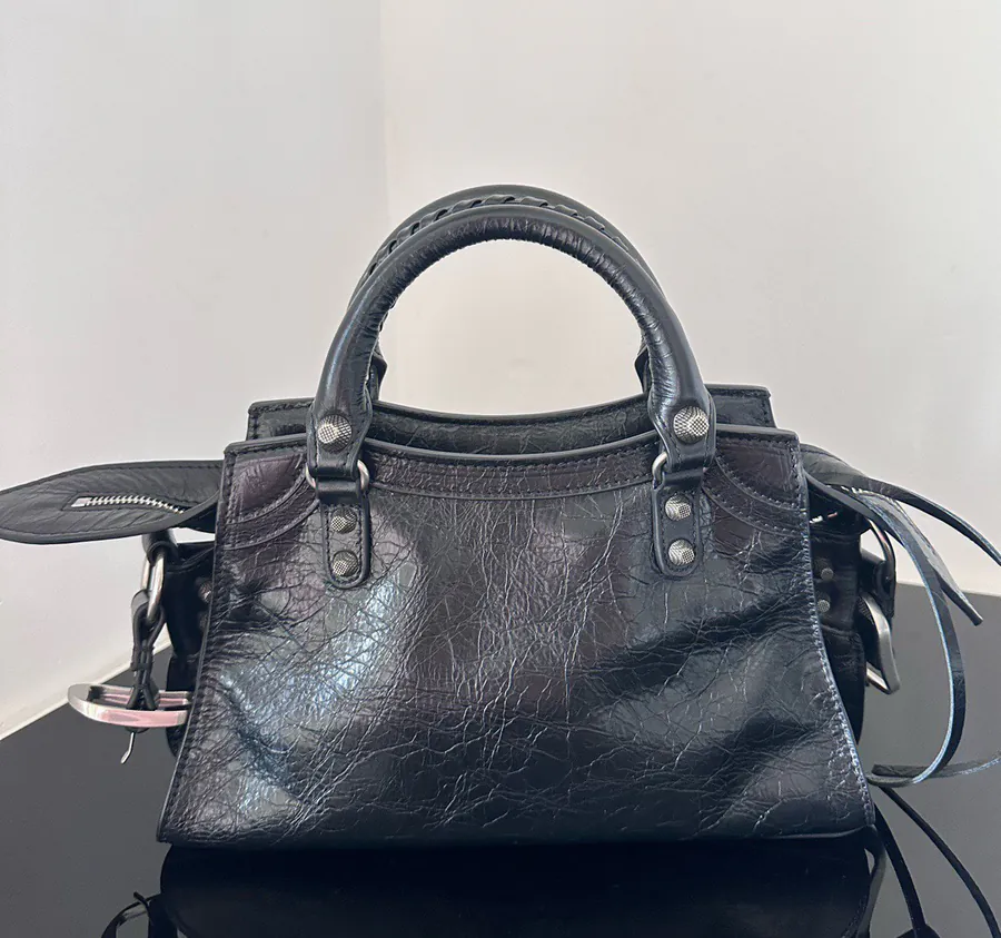 Baleenchiag* Neo Cagole Motorcycle Bag Black
