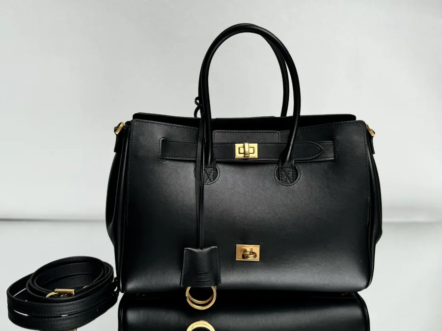 Baleancia Bel Air Small Black Gold