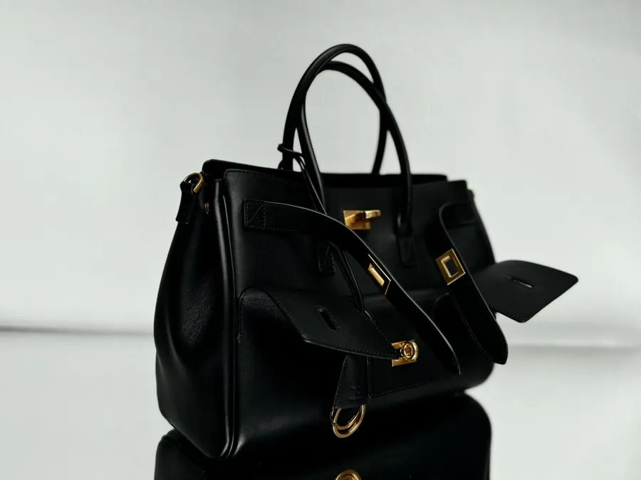 Baleancia Bel Air Small Black Gold