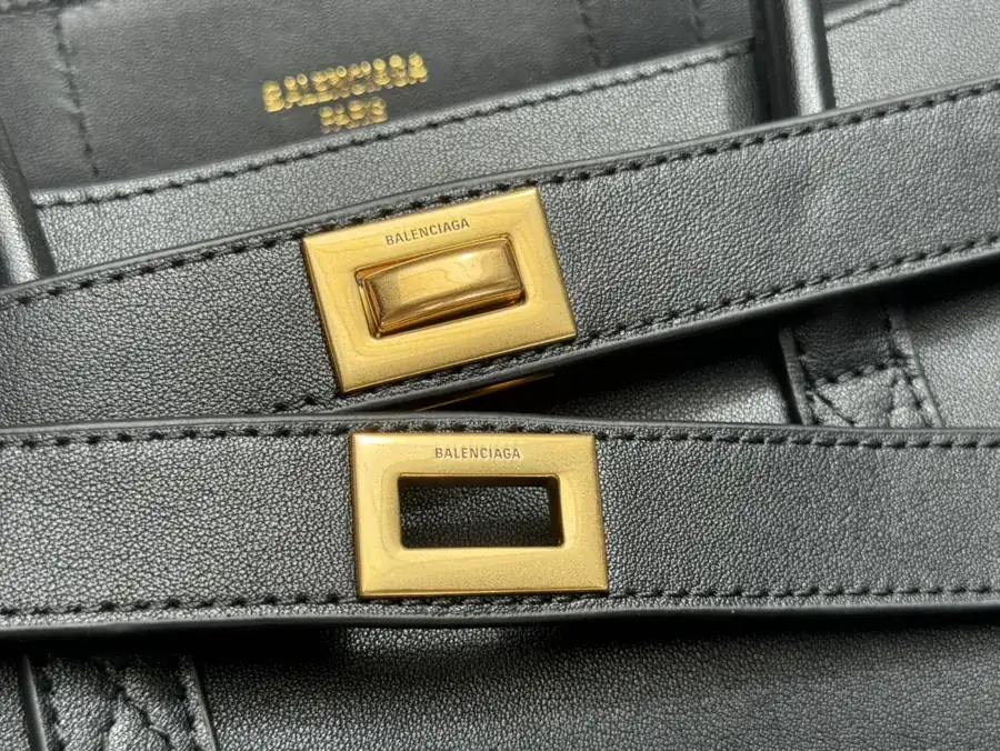 Baleancia Bel Air Small Black Gold