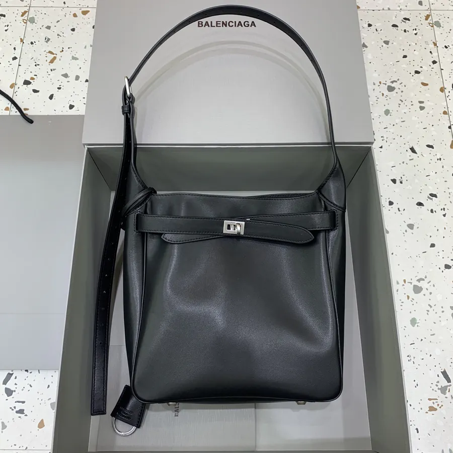 Baleenca Bal Air Hobo Small Black Silver Buckle