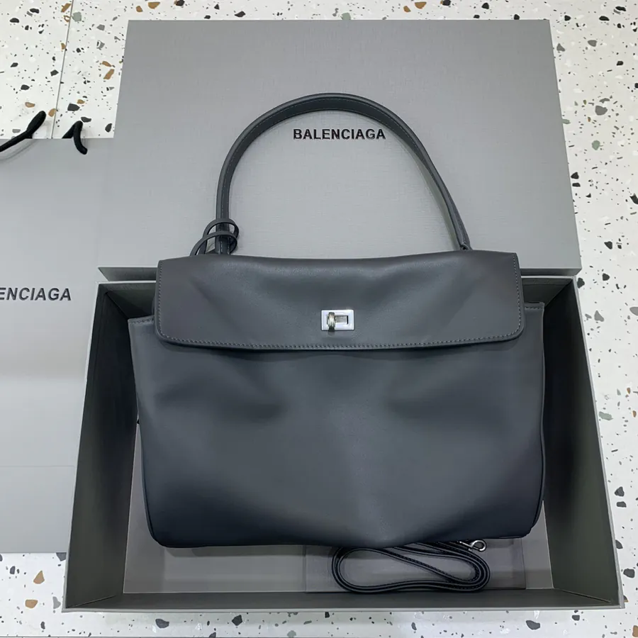 Baleanciağ Rodéo Bag Medium Sleek Gray