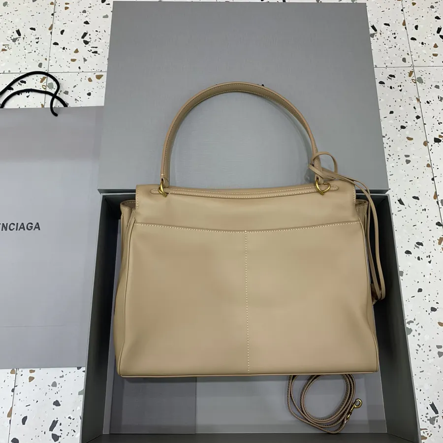 Baleenica Rodeo Bag Large Peach Gold Clasp