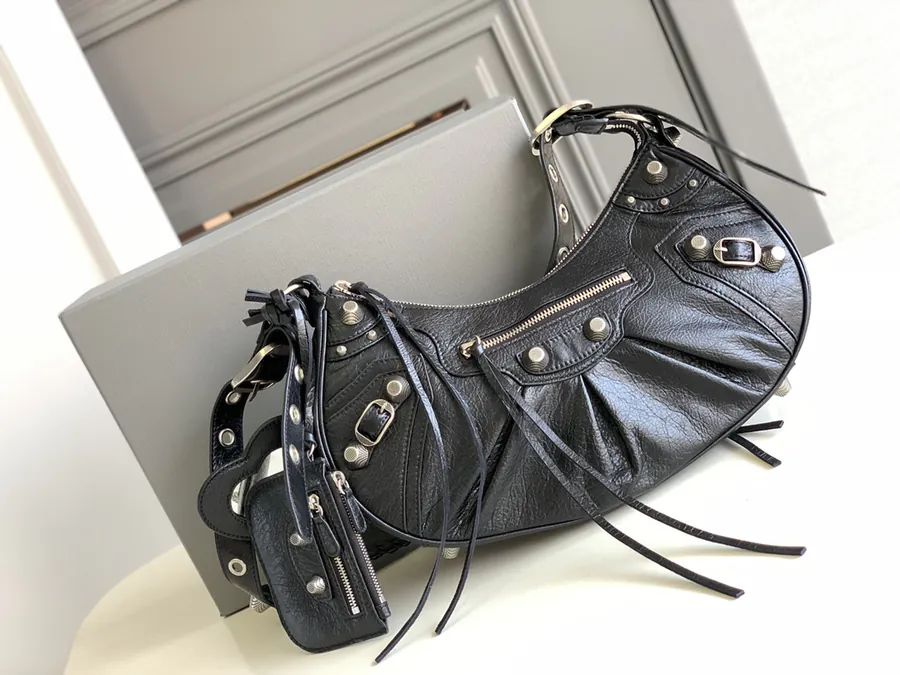 Large Le Cagole Half Moon Bag Motorcycle Bag