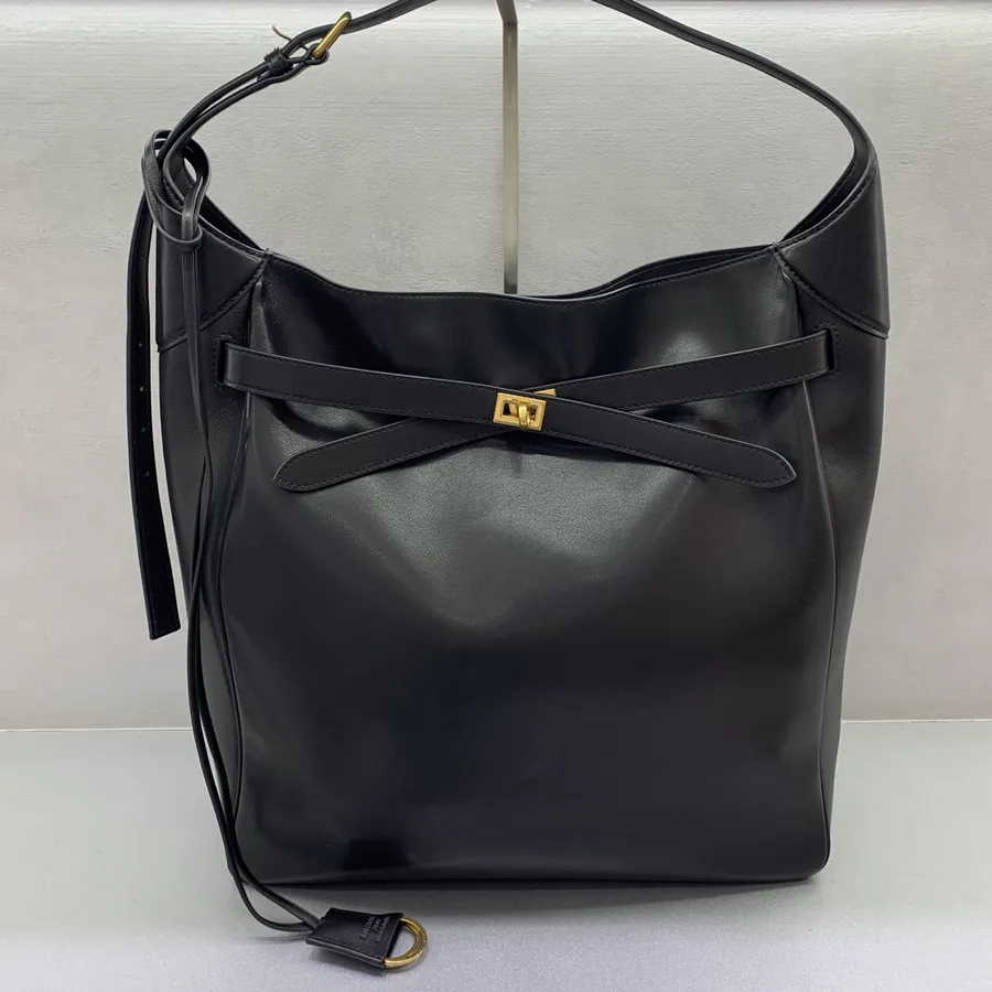 BaleNCIAG Air Hobo Large Black Gold Zip