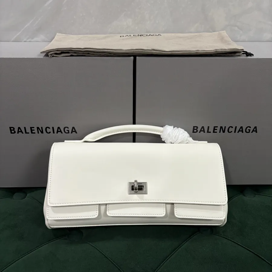 Balestra Bel Air Clutch Elegant Handbag with Adjustable Strap