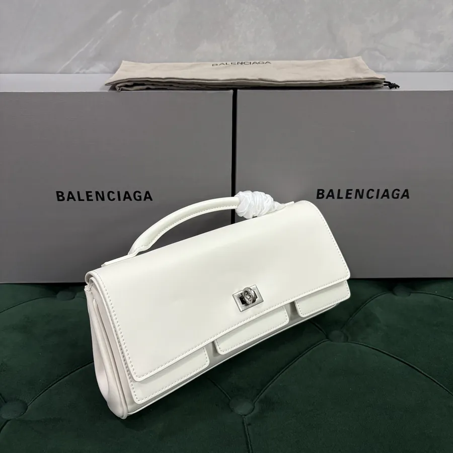 Balestra Bel Air Clutch Elegant Handbag with Adjustable Strap