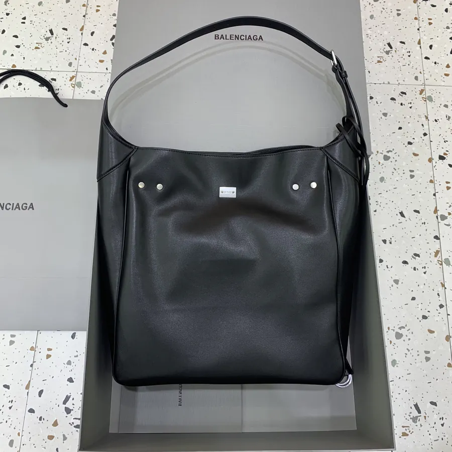 Baleenca Bal Air Hobo Large Black Silver Buckle