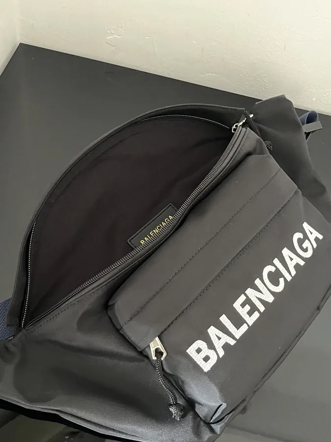 Baleenca Handmade Grained Calfskin Waist Bag