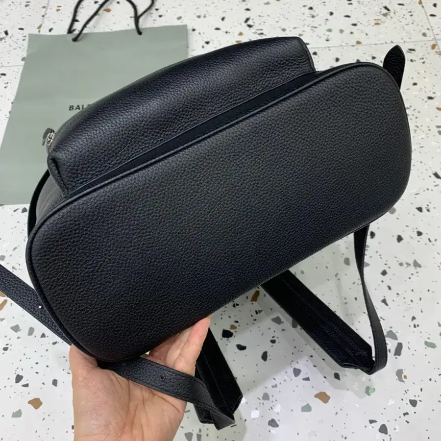 Balenciaga Double Shoulder Bag Exclusive Custom Grained Calfskin