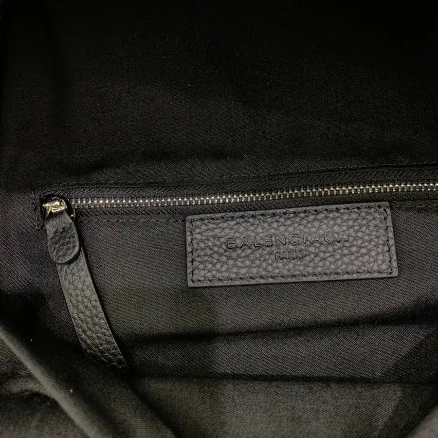 Balenciaga Double Shoulder Bag Exclusive Custom Grained Calfskin