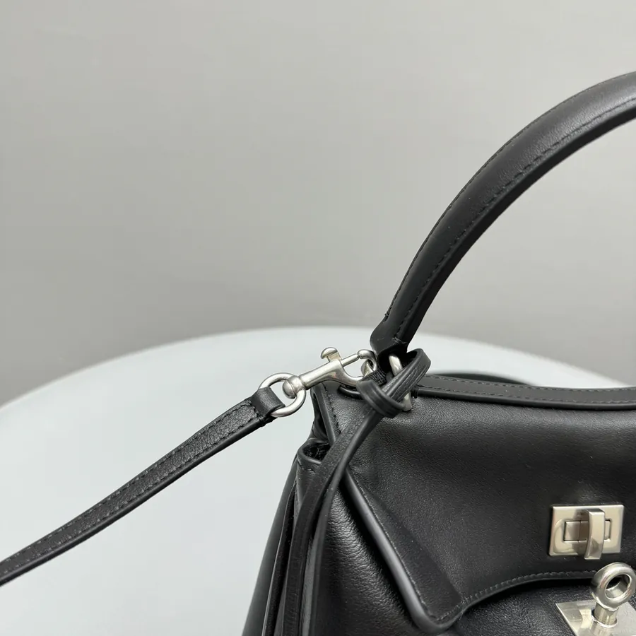 Mini Black Silver Rodeo Bag