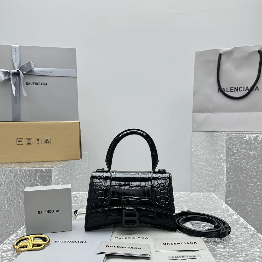 Balenciaga Hourglass Sand Bag Small
