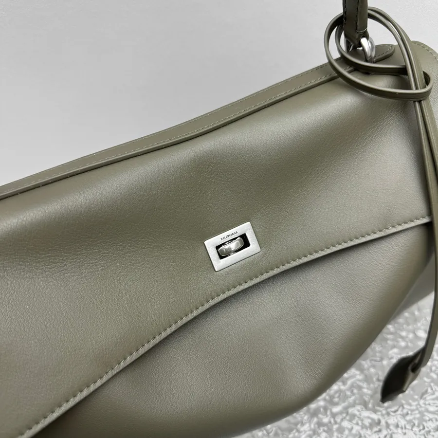 BaleNCIAGA Rodéo Handbag Medium Olive Green