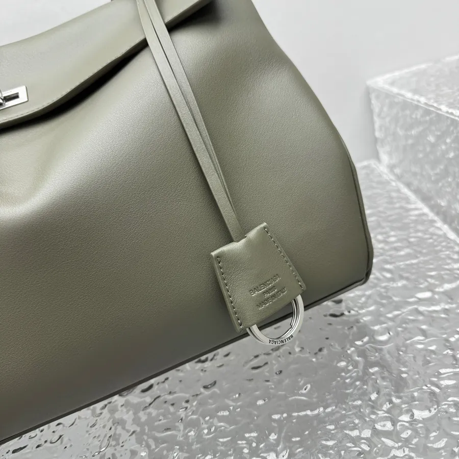 BaleNCIAGA Rodéo Handbag Medium Olive Green