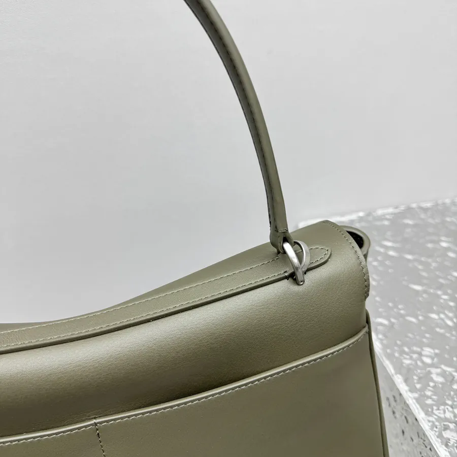 BaleNCIAGA Rodéo Handbag Medium Olive Green