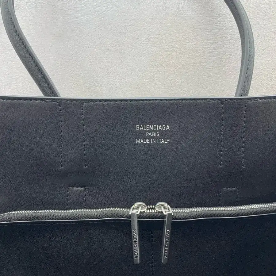 Large Bel Air Handbag with Black Silver