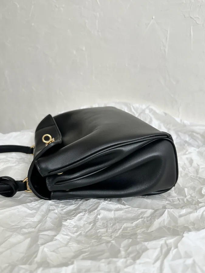 BA1ENCIAGA Rodeo Black Gold Mini