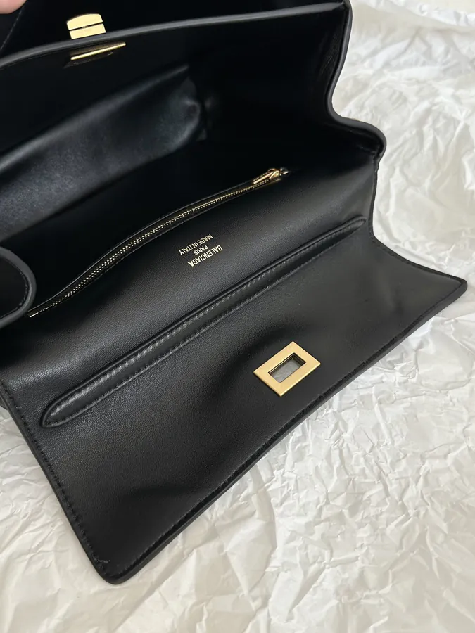 BA1ENCIAGA Rodeo Black Gold Mini