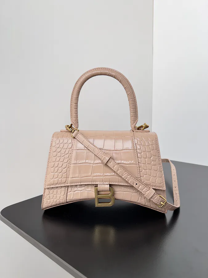 Balenciaga Hourglass Sandbag with Unique Arc Shape