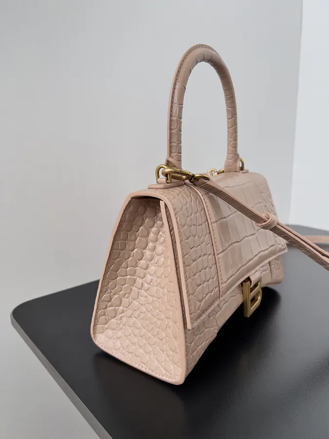 Balenciaga Hourglass Sandbag with Unique Arc Shape
