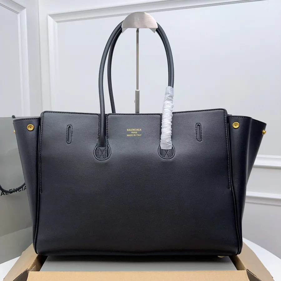 Balenciaga Bel Air Midsize Black Zipper Handbag