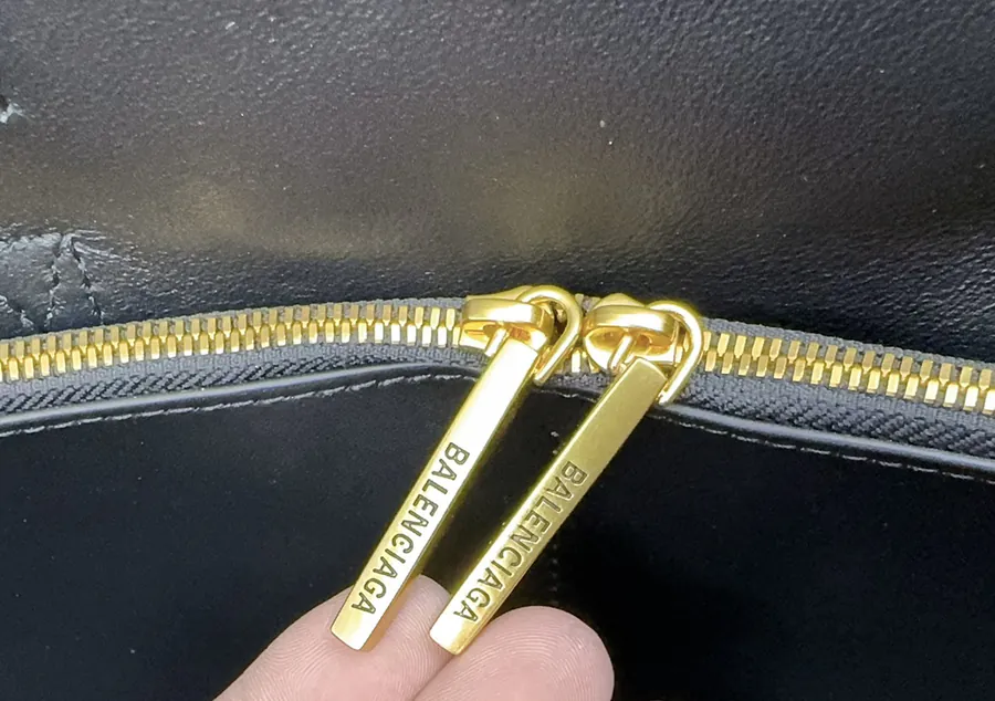 Balenciaga Bel Air Midsize Black Zipper Handbag