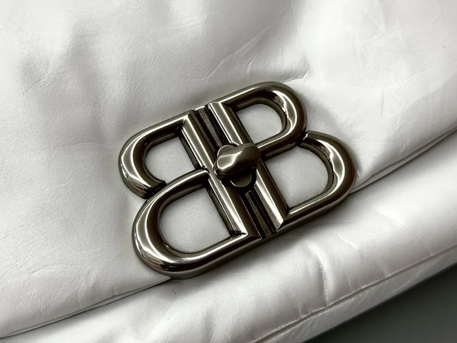 Balenciaga腋下包 白色 美式辣妹风格