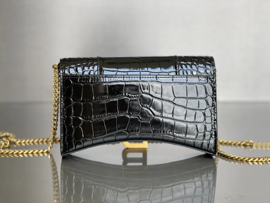 Balenciaga Sand漏 Bag with Gold Clasp