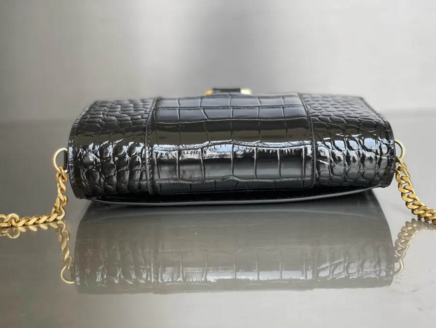 Balenciaga Sand漏 Bag with Gold Clasp
