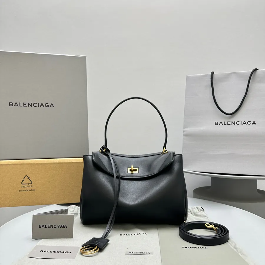 Top Mini Black Gold Rodeo Bag