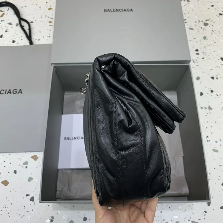 Balenciaga Monaco Quilted Bucket Bag