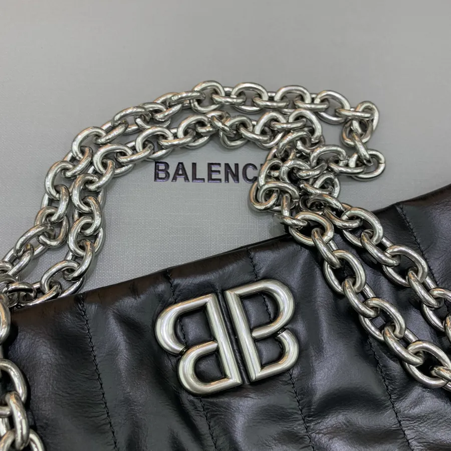 Balenciaga Monaco Quilted Bucket Bag