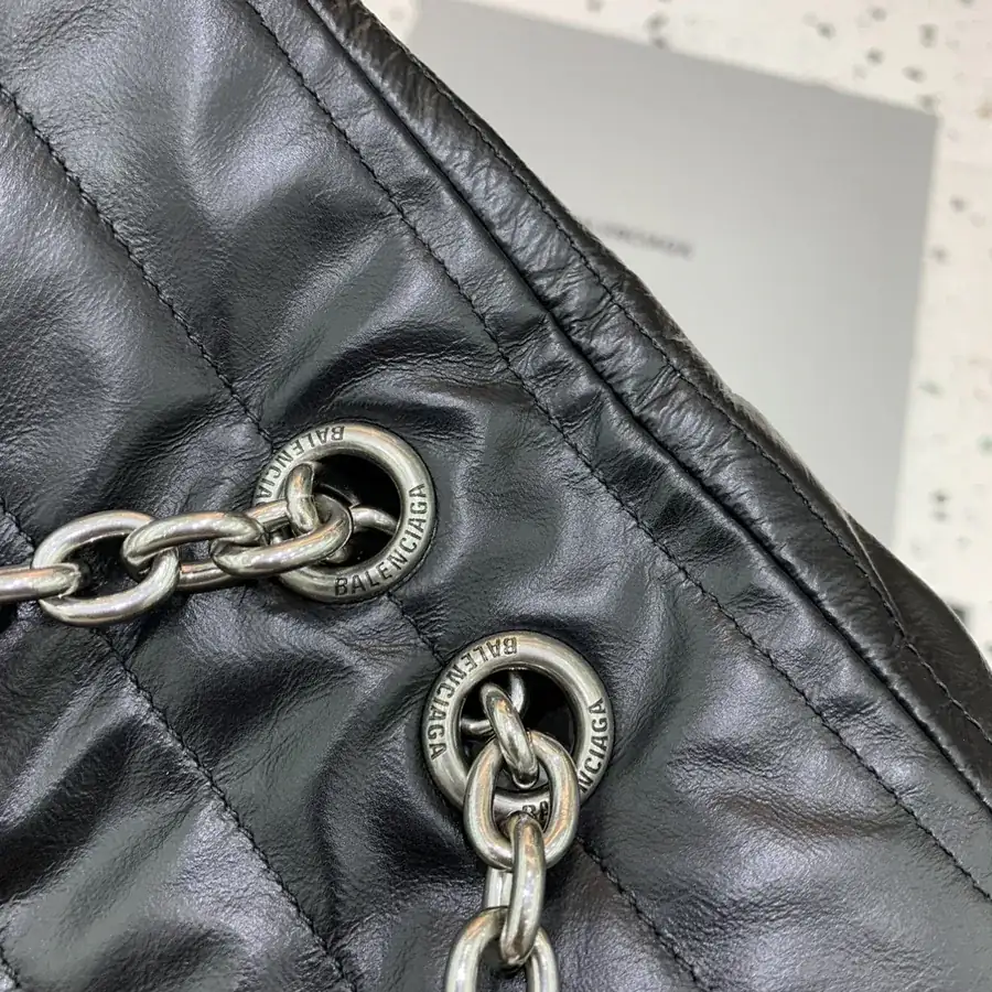 Balenciaga Monaco Quilted Bucket Bag