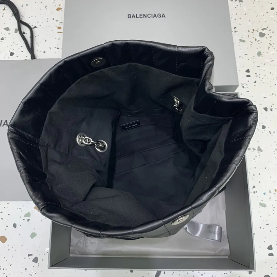 Balenciaga Monaco Quilted Bucket Bag