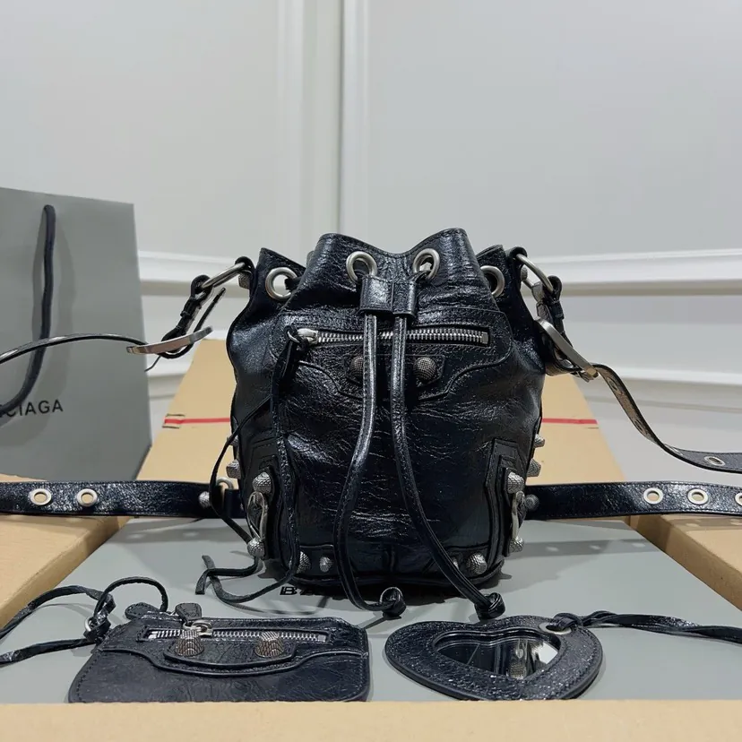 Alenya New Mini Bucket Bag Black