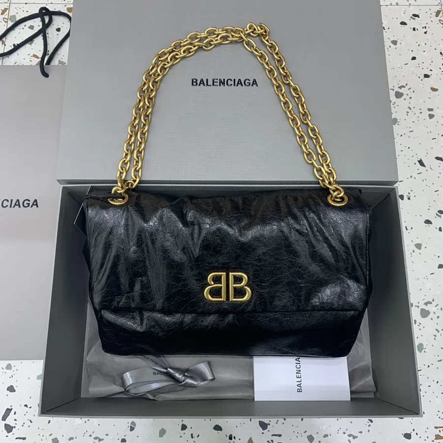 BaleNCIAG Le Monaco Medium Oil Wax Black Gold