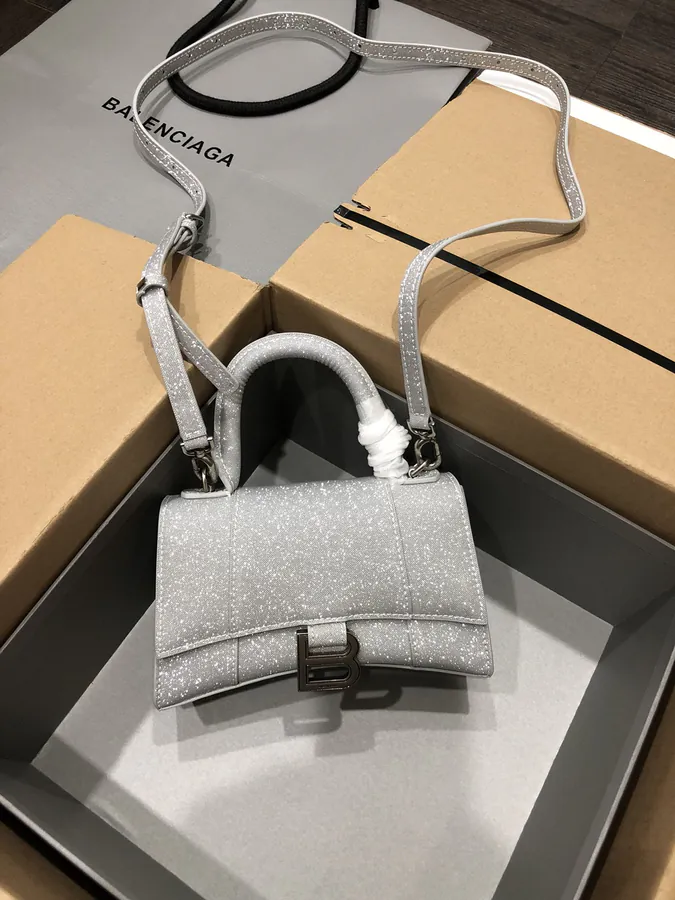 Balenciaga Hourglass Sand漏 Bag Mini Size
